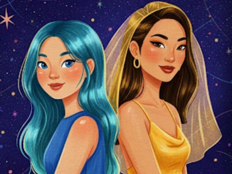 二人は自分だけの美しさを認め、広い宇宙でこれまで以上に眩しく輝き始めました。
「わたしはわたし。それが一番、最高に素敵!」